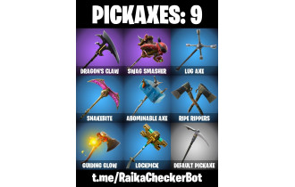 UNIQUE - Hybrid, Rox [8 Skins, 9 Axes, 16 Emotes, 14 Gliders and MORE!]