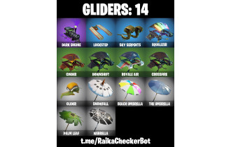 UNIQUE - Hybrid, Rox [8 Skins, 9 Axes, 16 Emotes, 14 Gliders and MORE!]