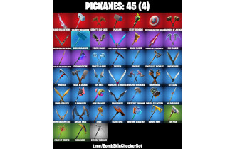 UNIQUE - Travis Scott, John Wick [44 Skins, 1950 Vbucks, 45 Axes, 36 Emotes, 47 Gliders and MORE!]