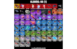 UNIQUE - Rage, Galaxia [54 Skins, 300 Vbucks, 68 Axes, 68 Emotes, 66 Gliders and MORE!]