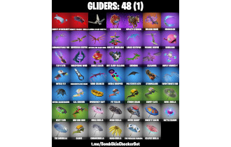 UNIQUE - Spidergwen (Stacy), Darth Vader [33 Skins, 500 Vbucks, 52 Axes, 40 Emotes, 48 Gliders and MORE!]