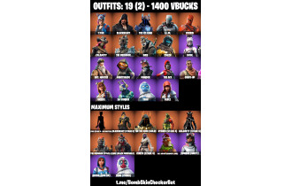 UNIQUE - Lynx, Powder [19 Skins, 1400 Vbucks, 11 Axes, 19 Emotes, 18 Gliders and MORE!]