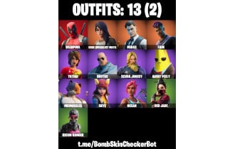 UNIQUE - Midas, Deadpool [13 Skins, 10 Axes, 11 Emotes, 15 Gliders and MORE!]