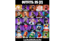 UNIQUE - Paradigm (Reality-659), Peter Griffin [25 Skins, 42 Axes, 38 Emotes, 44 Gliders and MORE!]