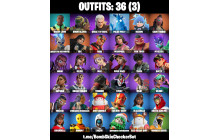 UNIQUE - Nezumi, Kado Thorne [36 Skins, 46 Axes, 42 Emotes, 54 Gliders and MORE!]