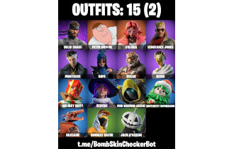 UNIQUE - Valeria, Peter Griffin [15 Skins, 23 Axes, 16 Emotes, 26 Gliders and MORE!]