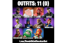 UNIQUE - Valeria, Peter Griffin [11 Skins, 13 Axes, 8 Emotes, 10 Gliders and MORE!]