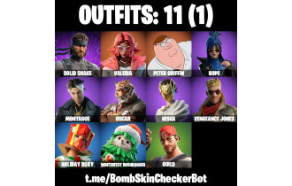 UNIQUE - Valeria, Peter Griffin [11 Skins, 12 Axes, 11 Emotes, 13 Gliders and MORE!]