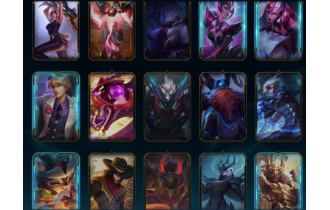 Unranked -  41 Skins, 40 Champs [3x Legendary Skins, 1267 BE, 31 LVL, 414 RP and MORE!]