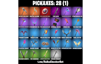 UNIQUE - Peter Griffin, Valeria [22 Skins, 28 Axes, 32 Emotes, 30 Gliders and MORE!]