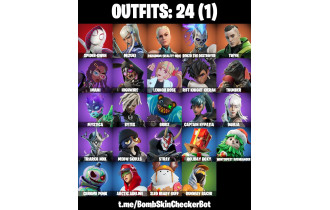 UNIQUE - Paradigm (Reality-659), Mizuki [24 Skins, 39 Axes, 36 Emotes, 40 Gliders and MORE!]