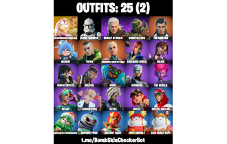 UNIQUE - Nezumi, Paradigm (Reality-659) [25 Skins, 37 Axes, 38 Emotes, 39 Gliders and MORE!]