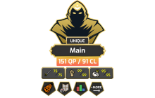 Main | Pure - Zerker | TTL: 1591 | CL: 91 | QP: 151 [99 RAN, 99 STR, Infernal, Max POH, MA1 & MA2, DT1 + MORE!]