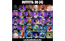 UNIQUE - Malik, Valeria [30 Skins, 43 Axes, 33 Emotes, 42 Gliders and MORE!]