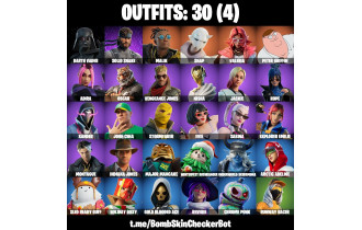 UNIQUE - Malik, Valeria [30 Skins, 43 Axes, 33 Emotes, 42 Gliders and MORE!]