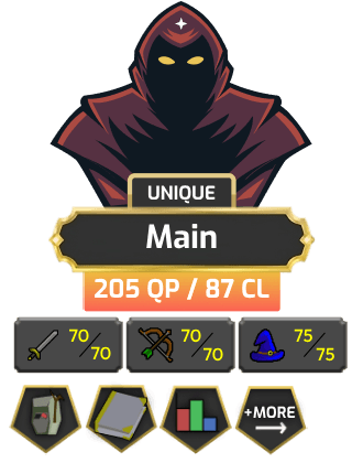 Main | Starter | TTL: 1219 | CL: 87 | QP: 205 [DS2, Ava's, Lunars + MORE!]