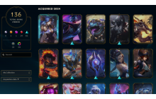 Unranked -  136 Skins, 167 Champs [2x Ultimate Skins, 7431 BE, 305 LVL, 127 RP and MORE!]