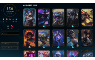 Unranked -  136 Skins, 167 Champs [2x Ultimate Skins, 7431 BE, 305 LVL, 127 RP and MORE!]