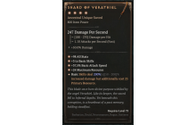 Shard of Verathiel [Max Unique | ⭐️ 4 Greater | Sword | All]