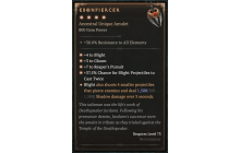 Ebonpiercer [Max Unique | ⭐️ 4 Greater | Amulet | Necromancer]