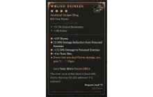 Wound Drinker [Max Unique | ⭐️ 4 Greater | Ring | Spiritborn]