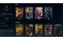 Unranked -  13 Skins, 49 Champs [3320 BE, 70 LVL, 45 RP and MORE!]