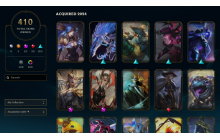 Unranked -  410 Skins, 167 Champs [5x Ultimate Skins, 229022 BE, 988 LVL, 263 RP and MORE!]