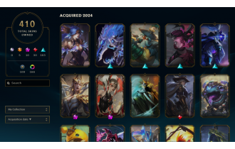 Unranked -  410 Skins, 167 Champs [5x Ultimate Skins, 229022 BE, 988 LVL, 263 RP and MORE!]