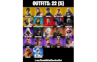 UNIQUE - OG STW, Psycho Bandit [22 Skins, 25 Axes, 14 Emotes, 17 Gliders and MORE!]