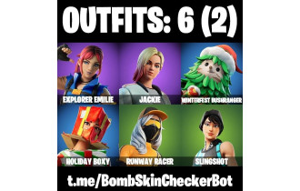 UNIQUE - Jackie, Mako [6 Skins, 7 Axes, 9 Emotes, 9 Gliders and MORE!]