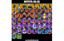 UNIQUE - Blue Team Leader,  Omega (stage 5) [50 Skins, 45 Axes, 55 Emotes, 54 Gliders and MORE!]