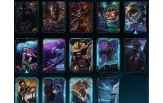 Unranked -  46 Skins, 61 Champs [2x Legendary Skins, 14534 BE BE, 30 LVL, 115 RP and MORE!]