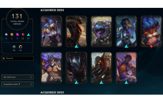 Unranked -  131 Skins, 145 Champs [1x Ultimate Skin, 57914 BE BE, 346 LVL, 563 RP and MORE!]