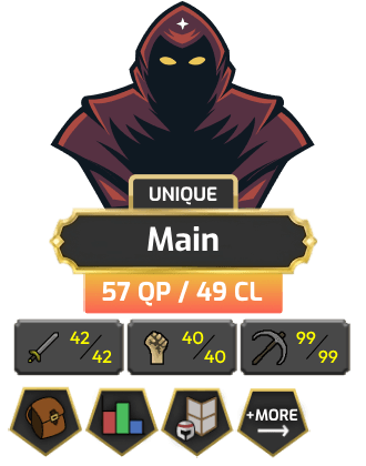 Main | Starter | TTL: 643 | CL: 49 | QP: 57 [Pets, 99 MINING + MORE!]