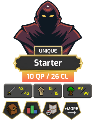 Starter | Skiller | TTL: 209 | CL: 26 | QP: 10 [42 ATT | 15 STR | 99 WC + MORE!]