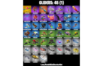 UNIQUE - Gold Midas, Calamity [32 Skins, 33 Axes, 43 Emotes, 45 Gliders and MORE!]