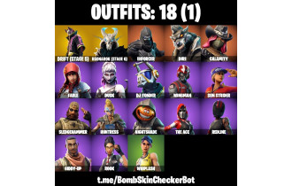 UNIQUE - Dire, Calamity [18 Skins, 10 Axes, 13 Emotes, 14 Gliders and MORE!]