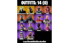 UNIQUE - Valor, Enforcer [14 Skins, 9 Axes, 16 Emotes, 15 Gliders and MORE!]