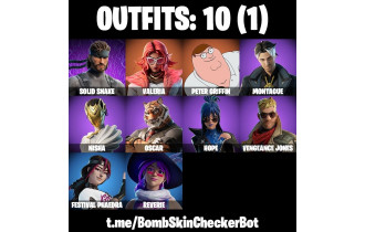 UNIQUE - Peter Griffin, Valeria [10 Skins, 11 Axes, 10 Emotes, 7 Gliders and MORE!]