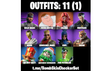 UNIQUE - Peter Griffin, Valeria [11 Skins, 12 Axes, 18 Emotes, 11 Gliders and MORE!]