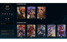 Unranked -  58 Skins, 98 Champs [1x Ultimate Skin, 2705 BE BE, 217 LVL, 180 RP and MORE!]