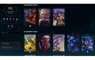 Unranked -  98 Skins, 142 Champs [1x Mythic Skin, 1850 BE BE, 208 LVL, 3 RP and MORE!]