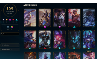 Unranked -  109 Skins, 165 Champs [2x Ultimate Skins, 6237 BE BE, 196 LVL, 104 RP and MORE!]