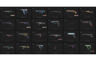 UNIQUE - Unranked - 8x Knife Skins [18 Agents, LVL 232, 2x Champions 2021 Skins  and MORE!]