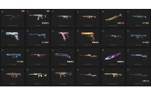 UNIQUE - Silver - 3x Knife Skins [18 Agents, LVL 142, Champions 2023 Vandal and MORE!]