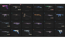 UNIQUE - Gold - 2x Knife Skins [11 Agents, LVL 47, Vct X Prx Classic and MORE!]