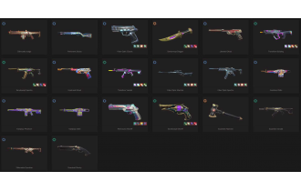 UNIQUE - Gold - 3x Knife Skins [14 Agents, LVL 115, 2x Sentinels Of Light Skins and MORE!]