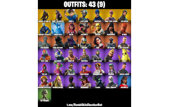 UNIQUE - The Reaper , Chun-Li [43 Skins, 31 Axes, 39 Emotes, 35 Gliders and MORE!]