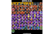 UNIQUE - Travis Scott , Fresh [91 Skins, 57 Axes, 108 Emotes, 64 Gliders and MORE!]