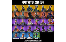 UNIQUE - The Reaper , Blue Squire [28 Skins, 14 Axes, 23 Emotes, 19 Gliders and MORE!]